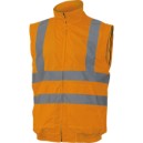 BLOUSON HAUTE VISIBILITE POLYESTER OXFORD ENDUIT PU ORANGE DELTA+