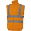 BLOUSON HAUTE VISIBILITE POLYESTER OXFORD ENDUIT PU ORANGE DELTA+