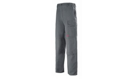 PANTALON TRAVAIL HOMME MULTIPOCHES GRIS ACIER LAFONT 1MIM82PC