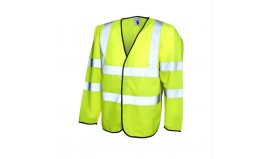 gilet fluo manche longue