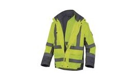 PARKA HAUTE VISIBILITE 4 EN 1 DELTA PLUS TARMAC JAUNE