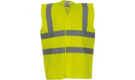 LOT DE 2 GILETS HOMME HAUTE VISIBILITE ORIFLAM YHVW100 JAUNE