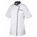 VESTE CUISINE MC FEMME CINTREE ROBUR EXPRESSION BLANC/NOIR