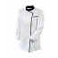 VESTE CUISINE ML FEMME CINTREE ROBUR EXPRESSION BLANC/NOIR