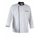 VESTE CUISINE ML HOMME ROBUR ENERGY BLANC/NOIR