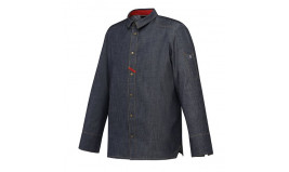 VESTE CUISINE HOMME ML ROBUR VINHO BLEU JEAN