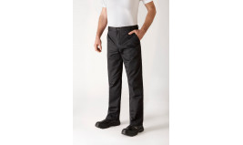 PANTALON CUISINE MIXTE ROBUR TIMEO NOIR