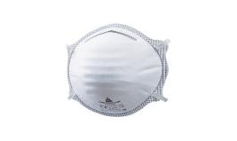 BOITE DE 20 DEMI-MASQUES JETABLES MOULES FFP2 NON TISSES DELTA PLUS M1200C BLANC