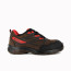 CHAUSSURES DE SECURITE HOMME BASSES MANITOU BAUDOU MAGNUM MARRON/ROUGE