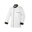 VESTE DE CUISINE HOMME ML ROBUR ABAX BLANC/MOKA