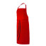 TABLIER DE CUISINE MIXTE A BAVETTE ROBUR LOTI ROUGE