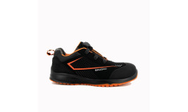 CHAUSSURES DE SECURITE HOMME BASSE BAUDOU CYCLOPE NOIR/ORANGE