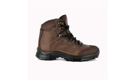 CHAUSSURES DE TRAVAIL HOMME HAUTES EN CUIR NUBUCK BAUDOU KIMONO MARRON
