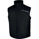 GILET TRAVAIL SANS MANCHE DOUBLURE POLAIRE DELTA PLUS FIDJI3 NOIR