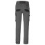PANTALON DE TRAVAIL HOMME MULTIPOCHES STRETCH LAFONT 1ATTST GRIS CHARBON/NOIR