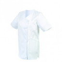 TUNIQUE DE TRAVAIL FEMME MC POLYCOTON A PRESSIONS ROBUR PASSION BLANC