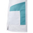 TUNIQUE DE TRAVAIL FEMME MC ROBUR LILA2 BLANC/TURQUOISE