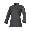 VESTE DE CUISINE FEMME ML A PRESSIONS ROBUR UNERA ANTHRACITE