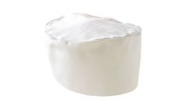 CALOT DE CUISINIER COTON BLANC