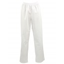 PANTALON POLYESTER COTON BLANC