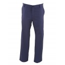 PANTALON FORME DROITE COTON ET POLYESTER