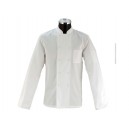 VESTE DE CUISINE BLANCHE MANCHES LONGUES