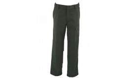 PANTALON VERT FONCE 65% POLYESTER 35% COTON