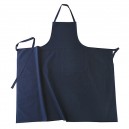 LOT DE 2 TABLIERS A BAVETTE 100% COTON BLEU MARINE