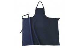 LOT DE 2 TABLIERS A BAVETTE 100% COTON BLEU MARINE